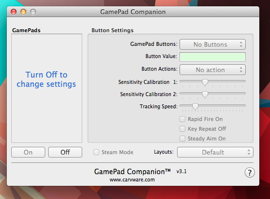 Gamepad companion mac free